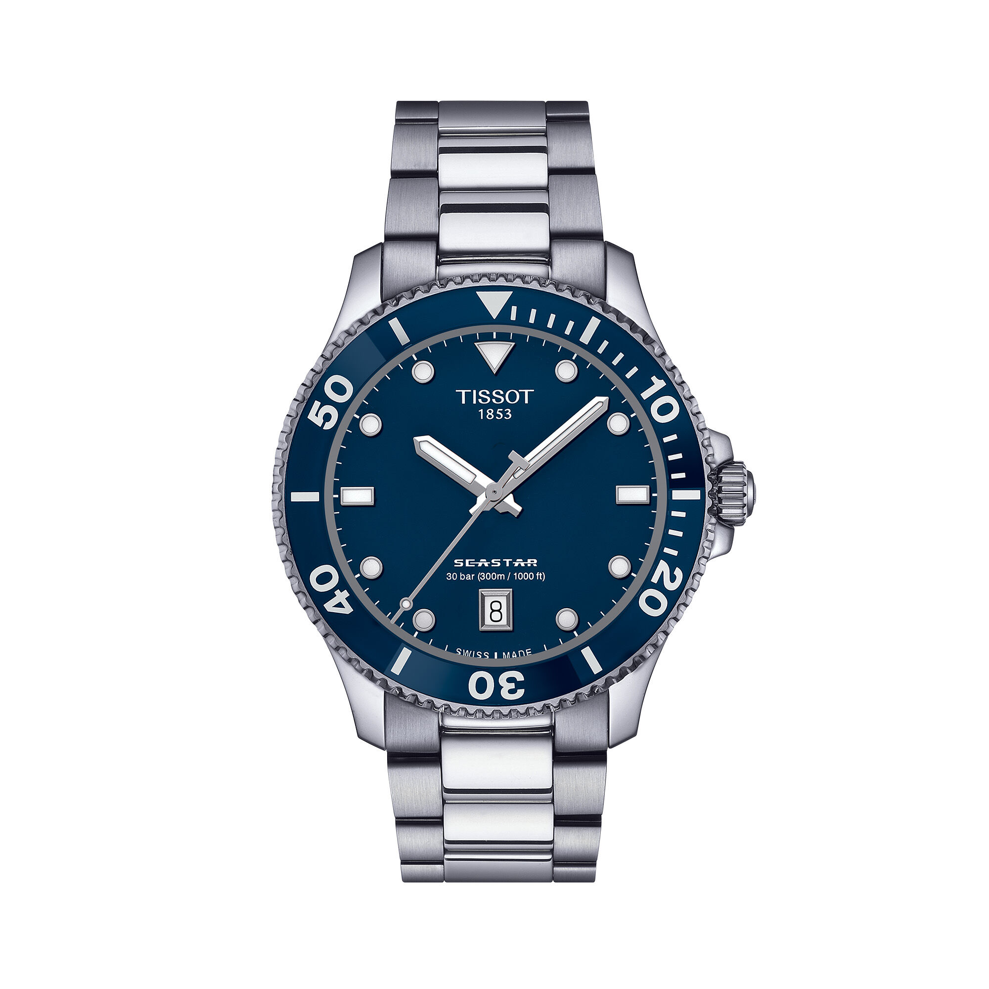 Tissot Seastar 1000 Quartz 40 mm Stainless Steel | Maison Birks